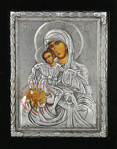 Theotokos Panagia of Kykkos Aluminum Icon